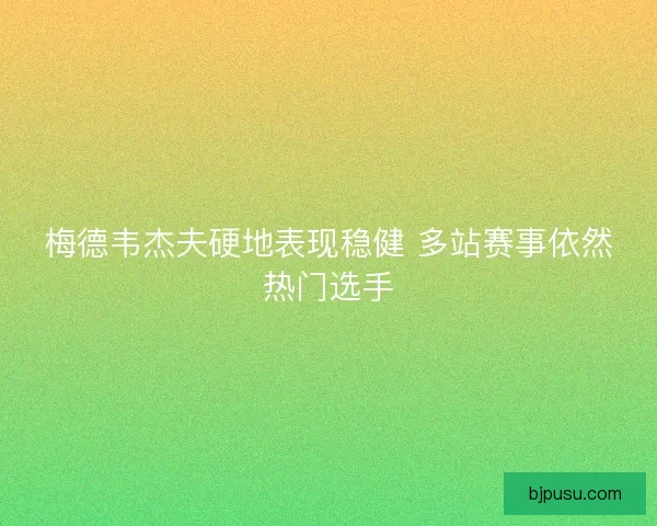 梅德韦杰夫硬地表现稳健 多站赛事依然热门选手